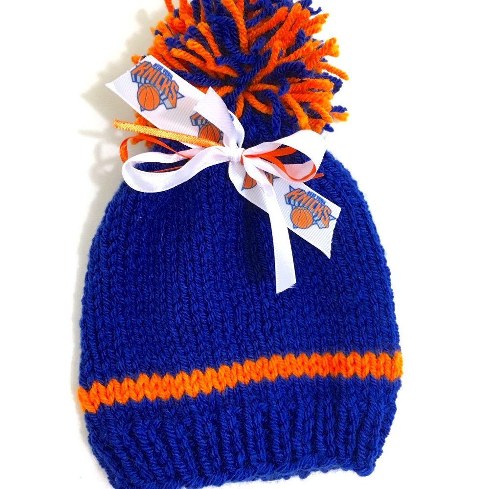 New York KNICKS Basketball Handmade Baby Hat *NEW*
